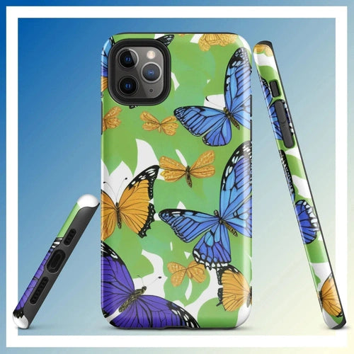 Ollieprint Butterfly Artwork Tough Case for iPhone® 11, 12, 13, 14, 15 - Ollie Print Designs LLC