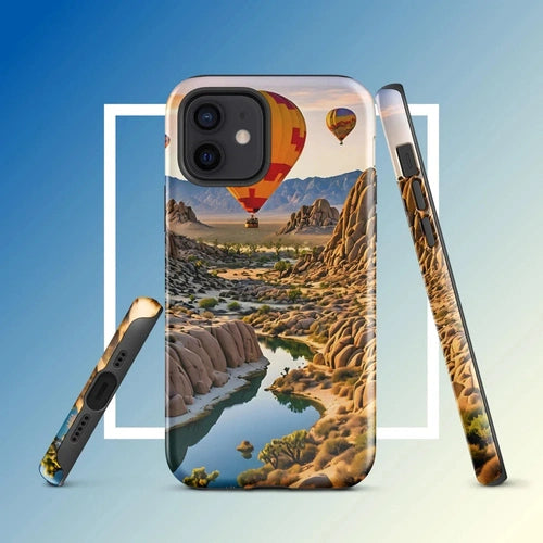 Ollie Print Canyon Balloon Tour Art Tough Case for iPhone® 11, 12, 13, 14, 15 - Ollie Print Designs LLC