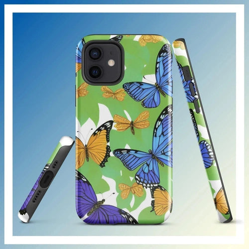 Ollieprint Butterfly Artwork Tough Case for iPhone® 11, 12, 13, 14, 15 - Ollie Print Designs LLC