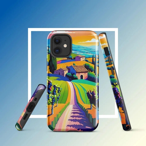 Ollieprint Tuscan Dream Art Tough Case for iPhone® 11, 12, 13, 14, 15 - Ollie Print Designs LLC