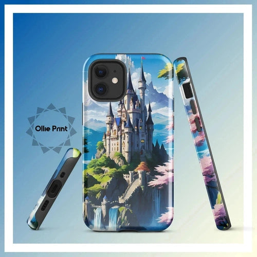 Ollieprint Castle of your Dreams Art Tough Case for iPhone® 11, 12, 13, 14, 15 - Ollie Print Designs LLC