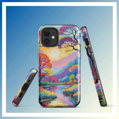 Ollie Print Lakeside Retreat iPhone® 11, 12, 13, 14, 15 Tough Case - Ollie Print Designs LLC