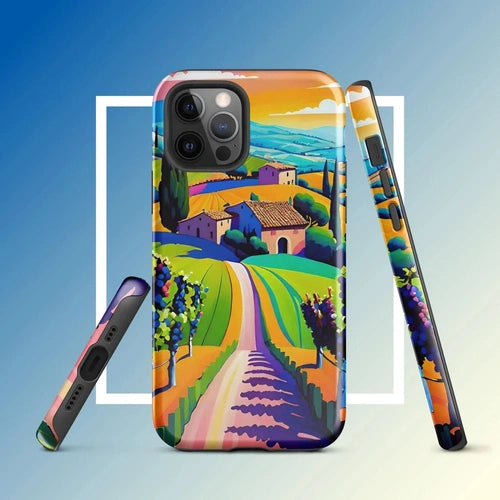 Ollieprint Tuscan Dream Art Tough Case for iPhone® 11, 12, 13, 14, 15 - Ollie Print Designs LLC