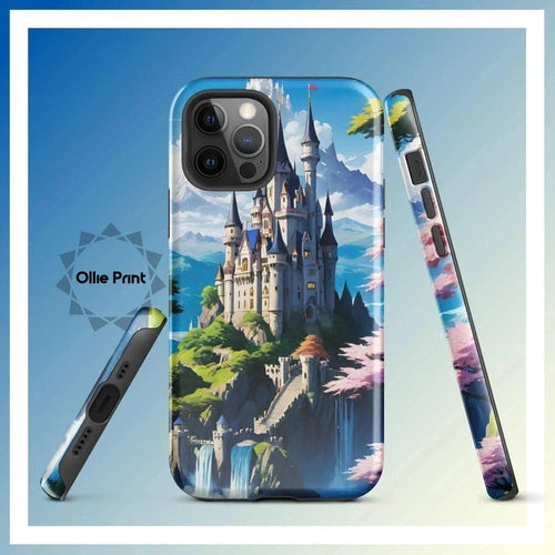 Ollieprint Castle of your Dreams Art Tough Case for iPhone® 11, 12, 13, 14, 15 - Ollie Print Designs LLC