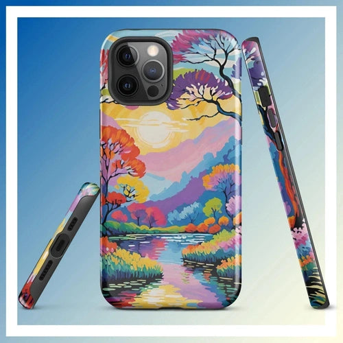 Ollie Print Lakeside Retreat iPhone® 11, 12, 13, 14, 15 Tough Case - Ollie Print Designs LLC