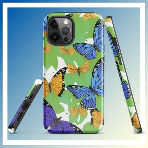 Ollieprint Butterfly Artwork Tough Case for iPhone® 11, 12, 13, 14, 15 - Ollie Print Designs LLC