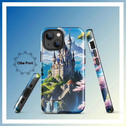 Ollieprint Castle of your Dreams Art Tough Case for iPhone® 11, 12, 13, 14, 15 - Ollie Print Designs LLC