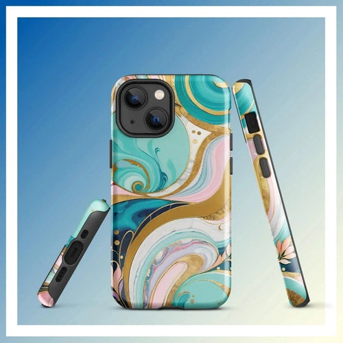 Ollie Print Marble Mosaic Tough Case for iPhone® 11, 12, 13, 14, 15 - Ollie Print Designs LLC