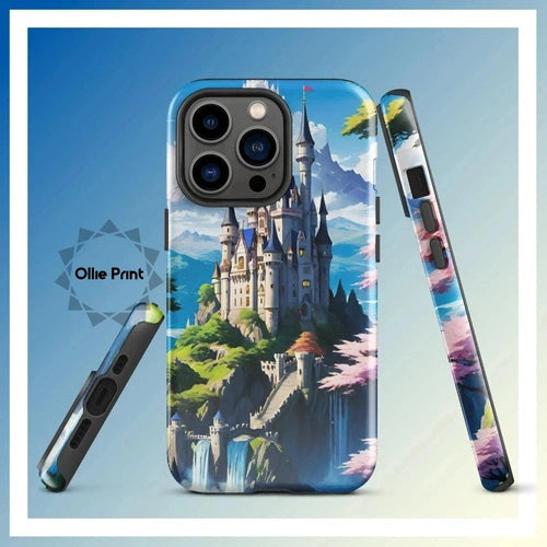 Ollieprint Castle of your Dreams Art Tough Case for iPhone® 11, 12, 13, 14, 15 - Ollie Print Designs LLC