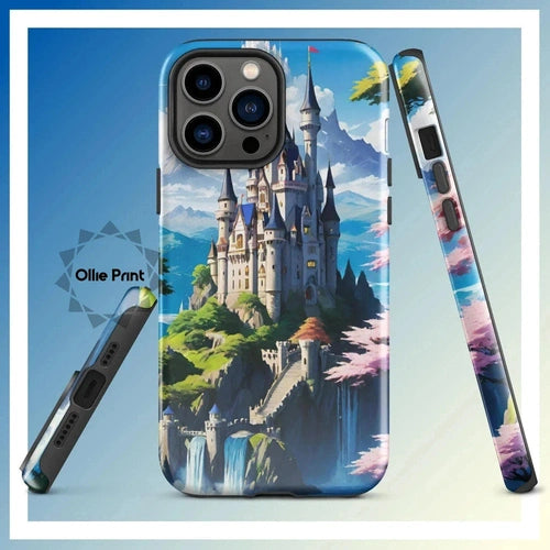 Ollieprint Castle of your Dreams Art Tough Case for iPhone® 11, 12, 13, 14, 15 - Ollie Print Designs LLC