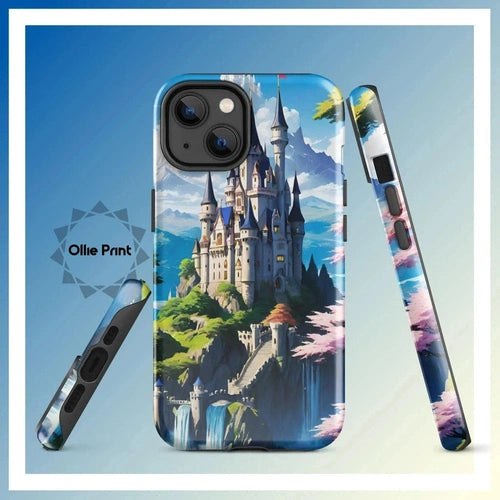 Ollieprint Castle of your Dreams Art Tough Case for iPhone® 11, 12, 13, 14, 15 - Ollie Print Designs LLC