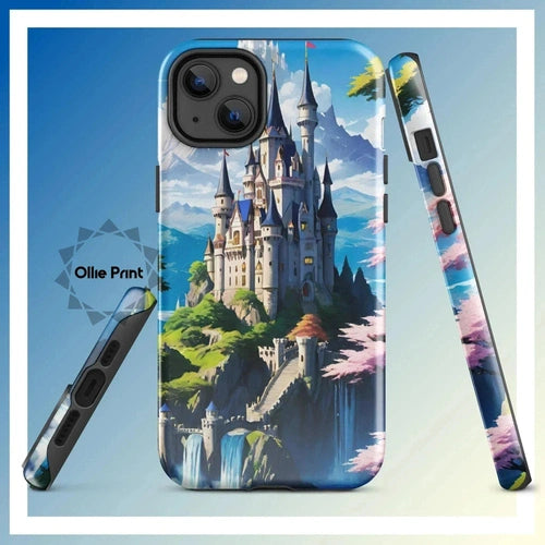 Ollieprint Castle of your Dreams Art Tough Case for iPhone® 11, 12, 13, 14, 15 - Ollie Print Designs LLC