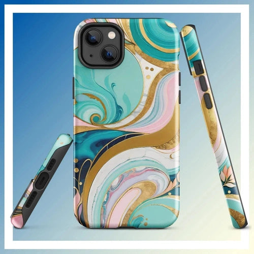 Ollie Print Marble Mosaic Tough Case for iPhone® 11, 12, 13, 14, 15 - Ollie Print Designs LLC