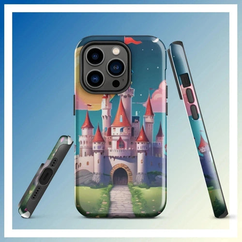 Ollieprint Fairytale Castle Artwork Tough Case for iPhone® 11, 12, 13, 14, 15 - Ollie Print Designs LLC