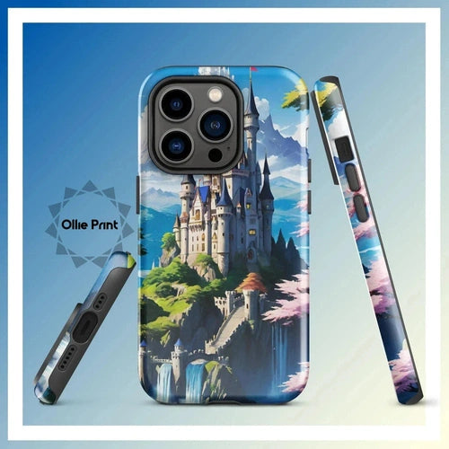 Ollieprint Castle of your Dreams Art Tough Case for iPhone® 11, 12, 13, 14, 15 - Ollie Print Designs LLC