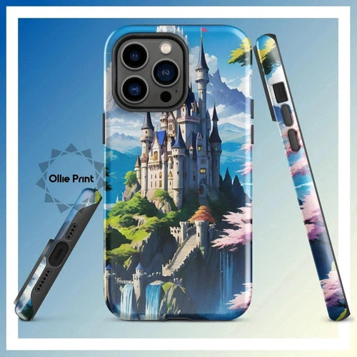 Ollieprint Castle of your Dreams Art Tough Case for iPhone® 11, 12, 13, 14, 15 - Ollie Print Designs LLC