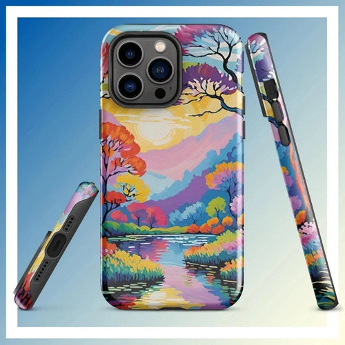 Ollie Print Lakeside Retreat iPhone® 11, 12, 13, 14, 15 Tough Case - Ollie Print Designs LLC