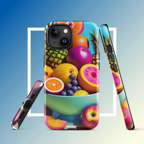 OlliePrint Vibrant Tropical Fruit Tough Case for iPhone®