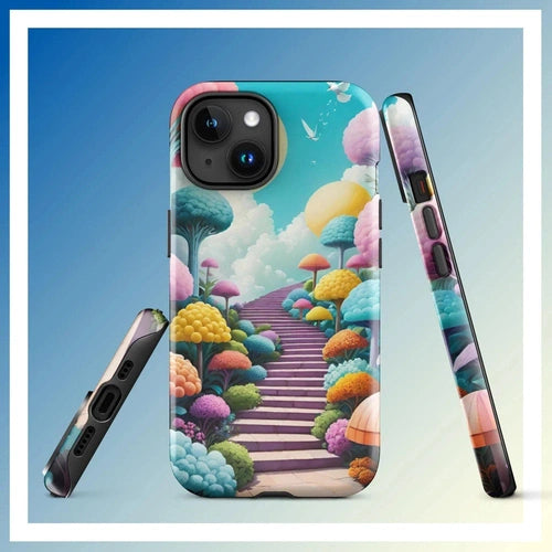 Ollieprint Stairway to the Sky Art Tough Case for iPhone® 11, 12, 13, 14, 15