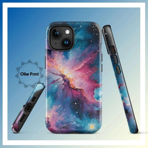 Ollieprint Celestial Artwork Tough Case for iPhone® 11, 12, 13, 14, 15