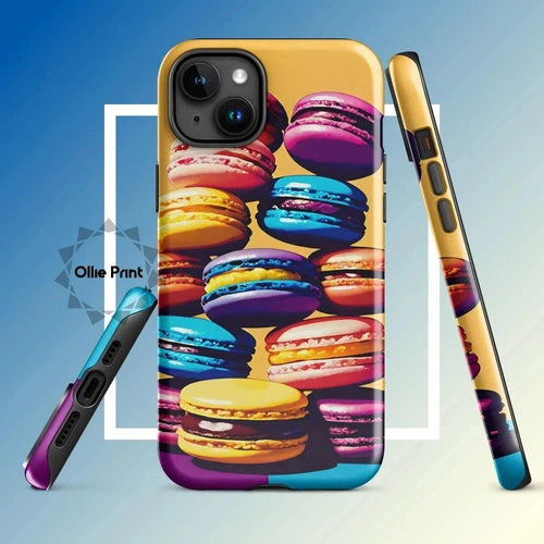 Ollieprint Delicious Macaron Tower Tough Case for iPhone® 11, 12, 13, 14, 15