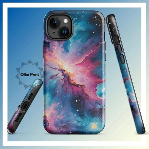 Ollieprint Celestial Artwork Tough Case for iPhone® 11, 12, 13, 14, 15