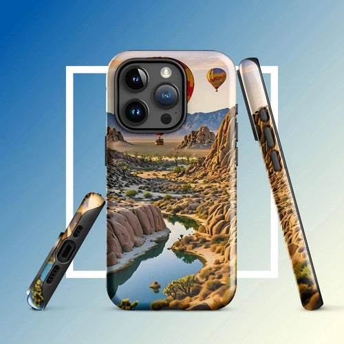 Ollie Print Canyon Balloon Tour Art Tough Case for iPhone® 11, 12, 13, 14, 15