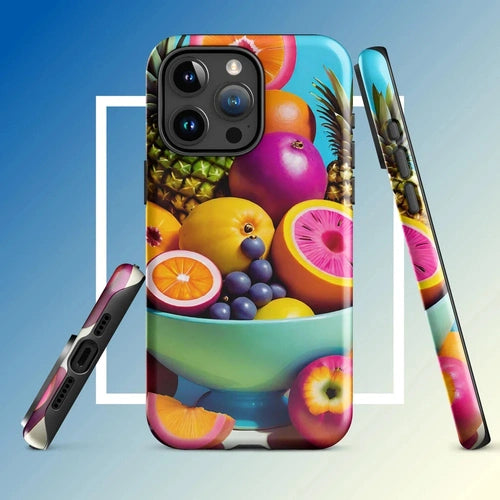 OlliePrint Vibrant Tropical Fruit Tough Case for iPhone®