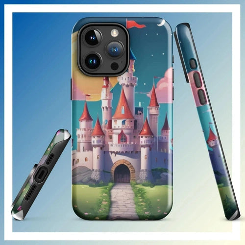 Ollieprint Fairytale Castle Artwork Tough Case for iPhone® 11, 12, 13, 14, 15