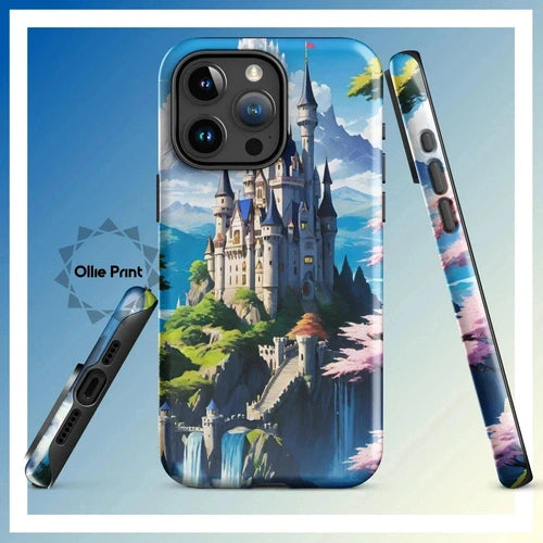 Ollieprint Castle of your Dreams Art Tough Case for iPhone® 11, 12, 13, 14, 15 - Ollie Print Designs LLC