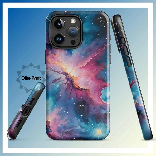 Ollieprint Celestial Artwork Tough Case for iPhone® 11, 12, 13, 14, 15 - Ollie Print Designs LLC