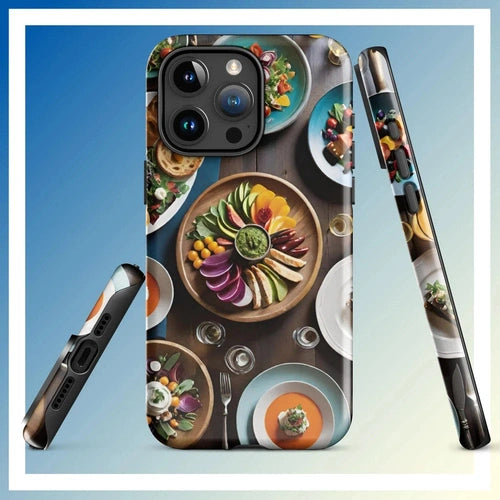 Ollieprint Foodie Dream Tough Case for iPhone® 11, 12, 13, 14, 15 - Ollie Print Designs LLC