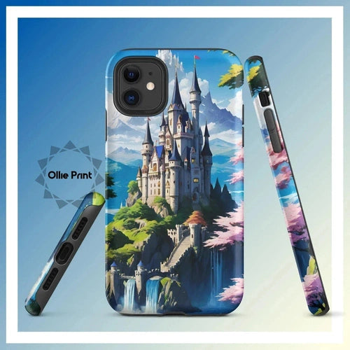 Ollieprint Castle of your Dreams Art Tough Case for iPhone® 11, 12, 13, 14, 15 - Ollie Print Designs LLC