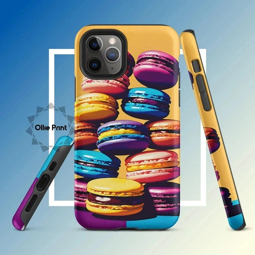 Ollieprint Delicious Macaron Tower Tough Case for iPhone® 11, 12, 13, 14, 15 - Ollie Print Designs LLC