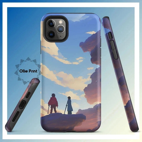 Ollieprint Anime Style Cloud Walkers Art Tough Case for iPhone® 11, 12, 13, 14, 15 - Ollie Print Designs LLC