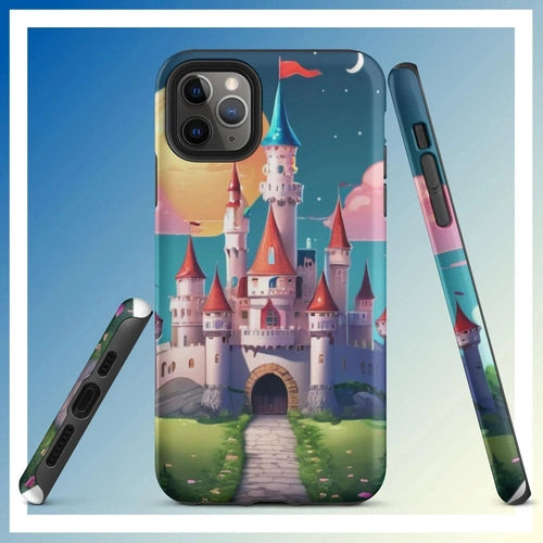 Ollieprint Fairytale Castle Artwork Tough Case for iPhone® 11, 12, 13, 14, 15 - Ollie Print Designs LLC