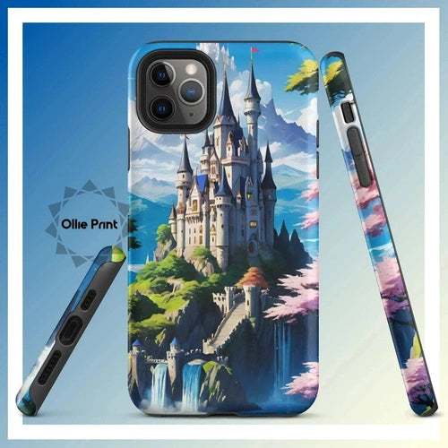 Ollieprint Castle of your Dreams Art Tough Case for iPhone® 11, 12, 13, 14, 15 - Ollie Print Designs LLC