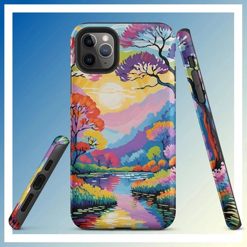 Ollie Print Lakeside Retreat iPhone® 11, 12, 13, 14, 15 Tough Case - Ollie Print Designs LLC