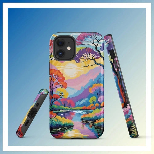 Ollie Print Lakeside Retreat iPhone® 11, 12, 13, 14, 15 Tough Case - Ollie Print Designs LLC