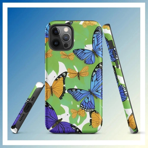 Ollieprint Butterfly Artwork Tough Case for iPhone® 11, 12, 13, 14, 15 - Ollie Print Designs LLC