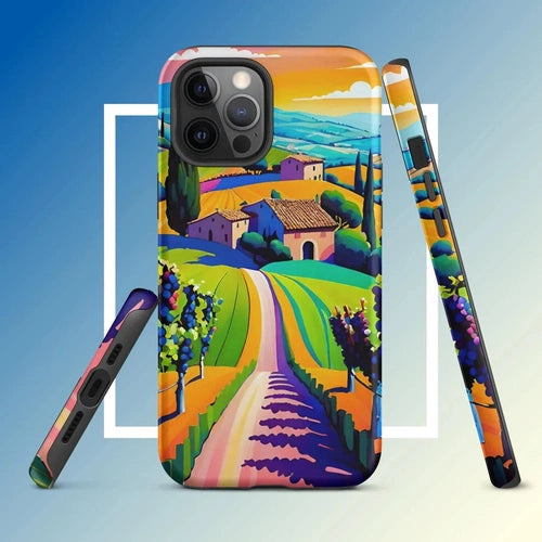 Ollieprint Tuscan Dream Art Tough Case for iPhone® 11, 12, 13, 14, 15 - Ollie Print Designs LLC