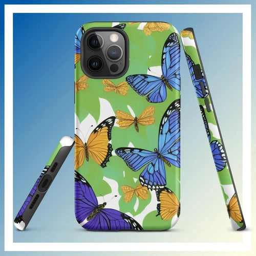 Ollieprint Butterfly Artwork Tough Case for iPhone® 11, 12, 13, 14, 15 - Ollie Print Designs LLC