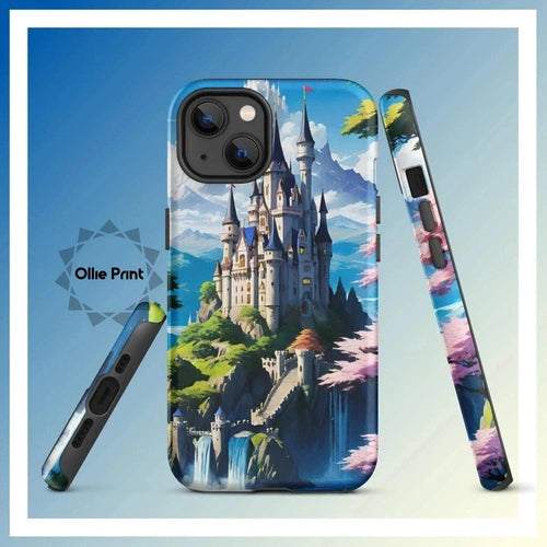 Ollieprint Castle of your Dreams Art Tough Case for iPhone® 11, 12, 13, 14, 15 - Ollie Print Designs LLC