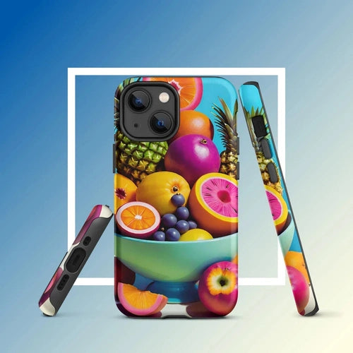 OlliePrint Vibrant Tropical Fruit Tough Case for iPhone® - Ollie Print Designs LLC