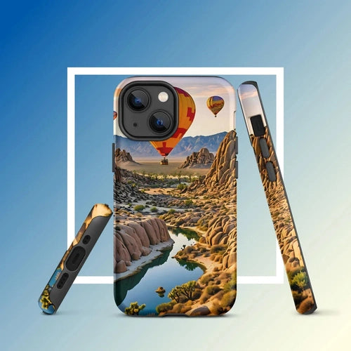 Ollie Print Canyon Balloon Tour Art Tough Case for iPhone® 11, 12, 13, 14, 15 - Ollie Print Designs LLC