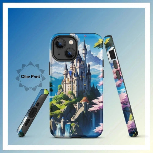 Ollieprint Castle of your Dreams Art Tough Case for iPhone® 11, 12, 13, 14, 15 - Ollie Print Designs LLC