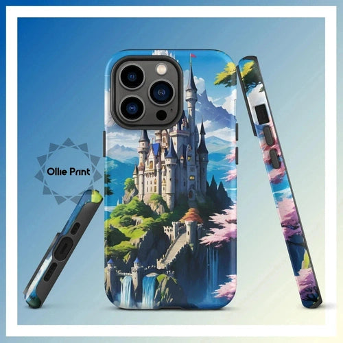 Ollieprint Castle of your Dreams Art Tough Case for iPhone® 11, 12, 13, 14, 15 - Ollie Print Designs LLC