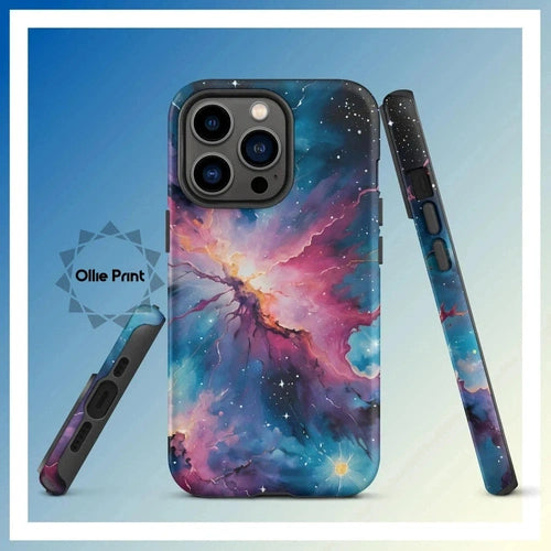 Ollieprint Celestial Artwork Tough Case for iPhone® 11, 12, 13, 14, 15 - Ollie Print Designs LLC