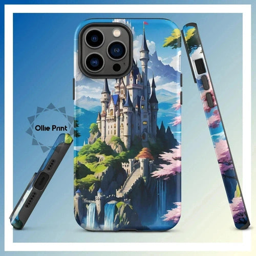 Ollieprint Castle of your Dreams Art Tough Case for iPhone® 11, 12, 13, 14, 15 - Ollie Print Designs LLC