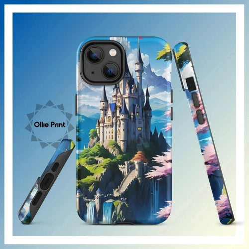 Ollieprint Castle of your Dreams Art Tough Case for iPhone® 11, 12, 13, 14, 15 - Ollie Print Designs LLC